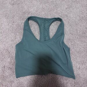 Seamless Racerback Sports Bra - Teal